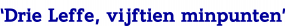 ‘Drie Leffe, vijftien minpunten’