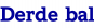Derde bal