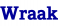 Wraak